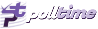 Logotipo de Polltime dark